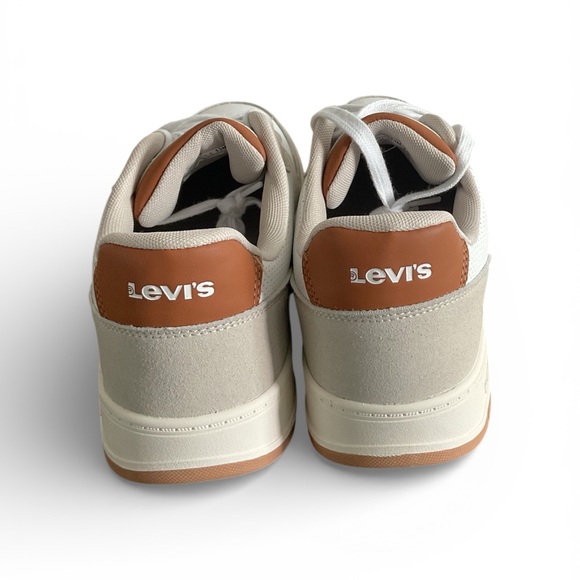 NWOT Levi’s Beige and White casual Sneakers size 13 - Picture 3 of 7